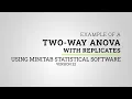 How to Perform a Two-Way ANOVA with Replicates Using Minitab 22 Lean Six Sigma Training