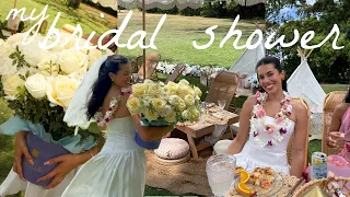 my bridal shower 💐 get ready with me, girls picnic, gift unboxing!!