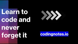 CodingNotes Learn Programming with Notes and Flashcards