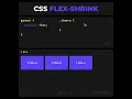 CSS flex-shrink Animated