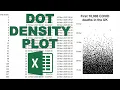 How to make a dot density plot in excel