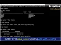DML Commands - INSERT UPDATE DELETE SELECT