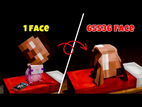 1Face vs 65,536 Faces!!! 【Foolish Axolotl best funny minecraft animation compilation!!!】