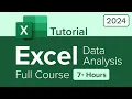 Download Lagu Excel Data Analysis Full Course Tutorial (7+ Hours)