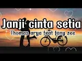 Download Lagu Thomas arya feat fani zee-_janji cinta setia (lirik lagu) #thomasarya#fanyzee #slowrock