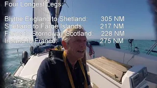 Ep 31 Solo Sail from Faroes to France   Final Legs
