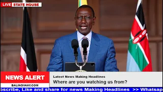 LIVE: President Ruto addressing The Nation Now at State House, Nairobi!