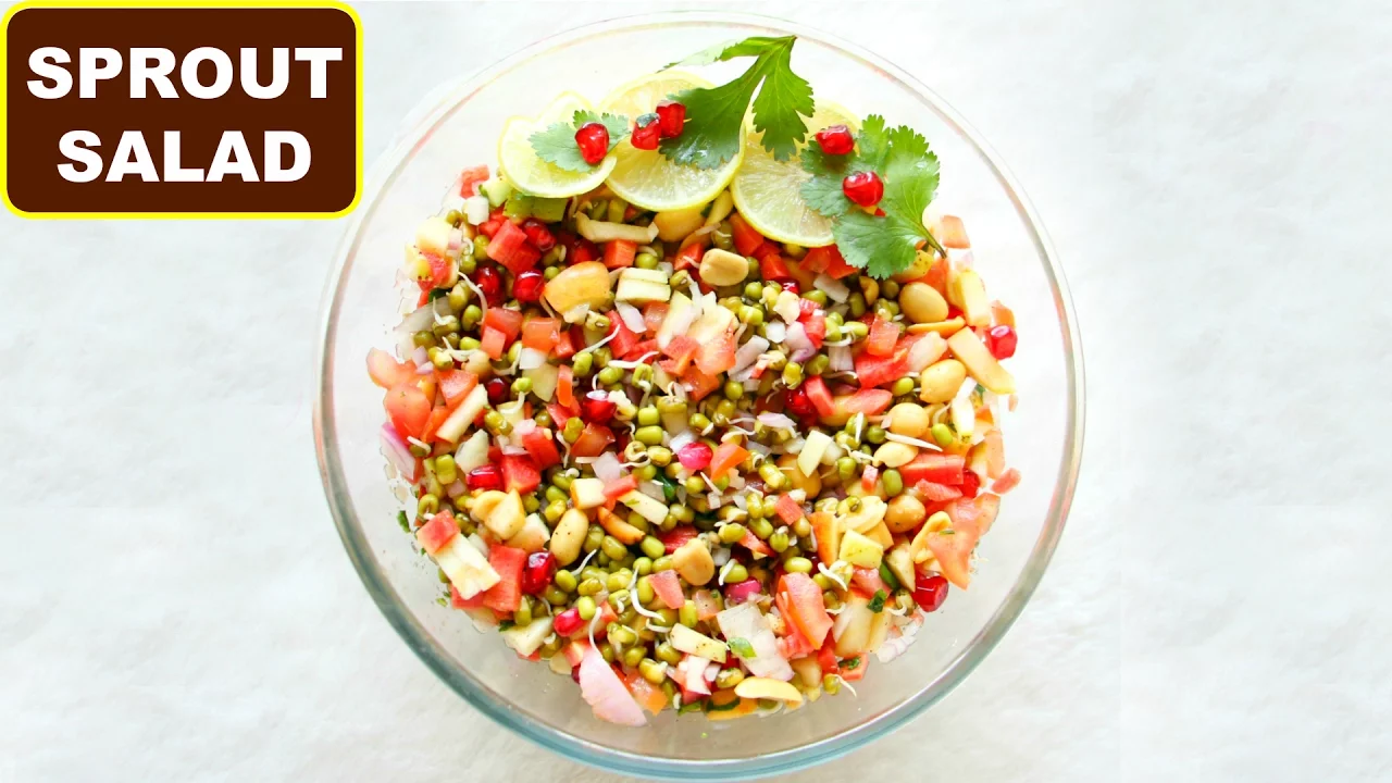 How To Make Sprout Salad (  )   CookWithNisha