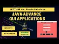 Java Advance GUI Applications Lecture 4 Simple Calculator CSE Pashto Language