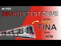 🚋 4K Tram POV | Testing the new HTM TINA from Stadler | First time under 750V!