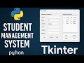 School Student Management System For Python Tkinter