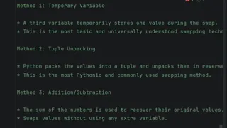 Swap Two Numbers Using Multiple Methods Part 1 Python