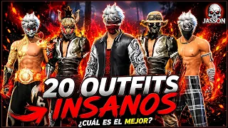 🔥 LOS 20 OUTFITS MÁS INSANOS DE FREE FIRE en el 2026🤯 