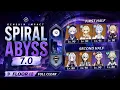 NEW Spiral Abyss 7 0 Cryo Traveller Arlecchino Destroys Abyss Floor 12 Genshin Impact