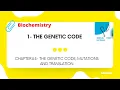 The Genetic code CHAPTER - THE GENETIC CODE MUTATIONS AND TRANSLATION
