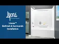 Lyons Linear Bath Installation