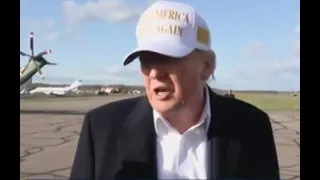 Trump CRUMBLES in disaster Q&A