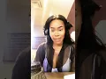 Deelishis From Flavor of Love Getting Hair Done on Instagram Live 2019