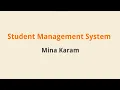 Student Management System Pure C Project