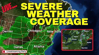 LIVE East Coast and Midwest Storms - Severe Weather Coverage