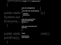 Java programming Calling Methods