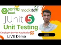 Unit Testing in Spring Boot 3 x Project using Mockito and Junit 5 Testing Spring Boot Applications