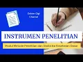 Download Lagu Modul Metode Penelitian | Instrumen Penelitian | Dokter Gigi Channel