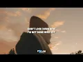 Mumford & Sons, Gracie Abrams - Badlands (Lyrics)