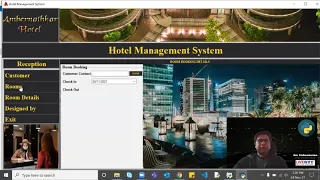 python tkinter project - hotel management system