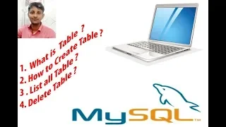 MySQL Tutorial Hindi 7 How to Create Table Delete Table Show List of All Tables in MySQL Hindi