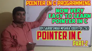 POINTER IN C PROGRAMMING POINTER PART-2 POINTER IN C RAJ CLASSES POINTER POINTER IN DETAILS
