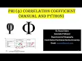 Phi Coefficient Manual and Python