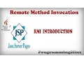 Remote Method InvocationRMI Introduction