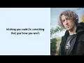 Enjoy It While It Lasts - Dean Lewis [Lyrics Video] [One hour loop]