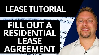 How to Fill Out a Residential Lease Agreement Lease Tutorial 2026