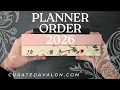 Planner Flip Through Papier Order Unboxing