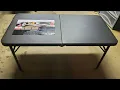 Mainstays 40 Adjustable Height Fold-in-Half Table Review