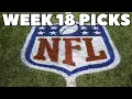 NFL Week 18 Picks