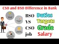 BSO and CSO Jobs differences in Banking sector Branch Services Officers vs Customer Service Off