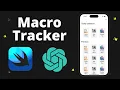 Integrating ChatGPT OpenAI Function Calling in Swift Macro Tracker Ep 2