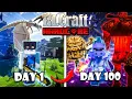 100 Days In RLCRAFT Hardcore and i BEAT IT