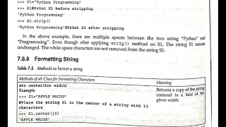 python online class notes chapter 7 strings part 2