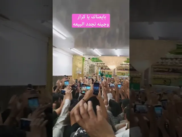 ⁣بايعناك يا كرار وجينه نجدد البيعه