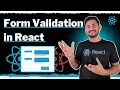 Form Validation in React Explained in Hindi The Complete React Course Ep 35