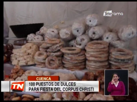 100 puestos de dulces para fiesta del Corpus Christi