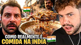 COMO REALMENTE SÃO AS COMIDAS DA ÍNDIA! - React Lucas Bigodinho‌