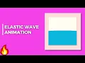 HOW TO MAKE ELASTIC WAVES ANIMATION USING HTML AND CSS becodewala