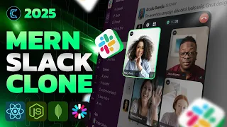 MERN Stack Project Calling Slack Clone with React Node js