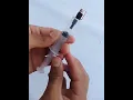 how to make a lighter from injection //#shorts #youtubeshort