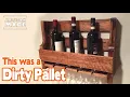 How to Build a Pallet Wine Rack DIY Woodworking